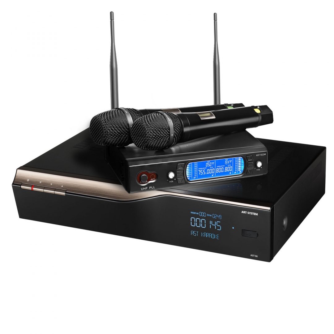 караоке-комплект AST-50 c микрофонами в Астрахани