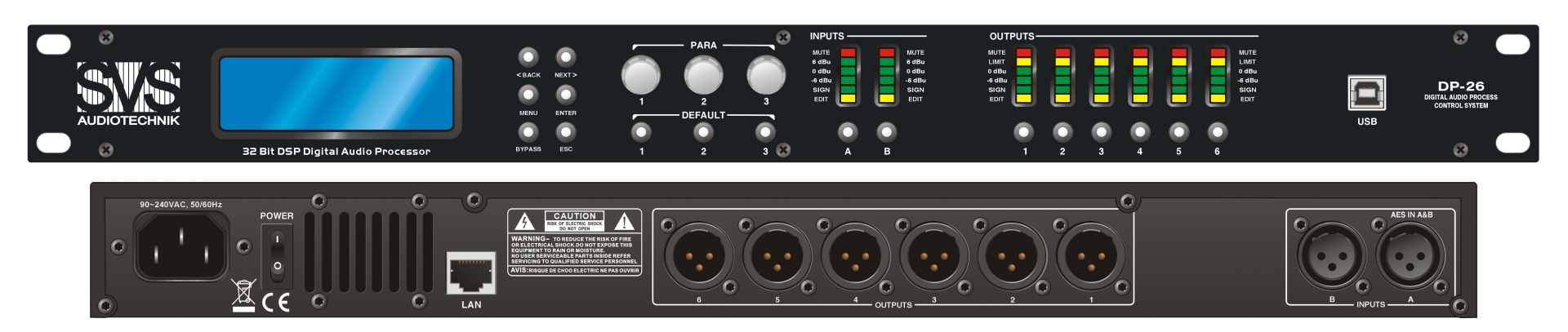 SVS Audiotechnik DP-26 Цифровой процессор: 2 входа 6 выходов в Астрахани