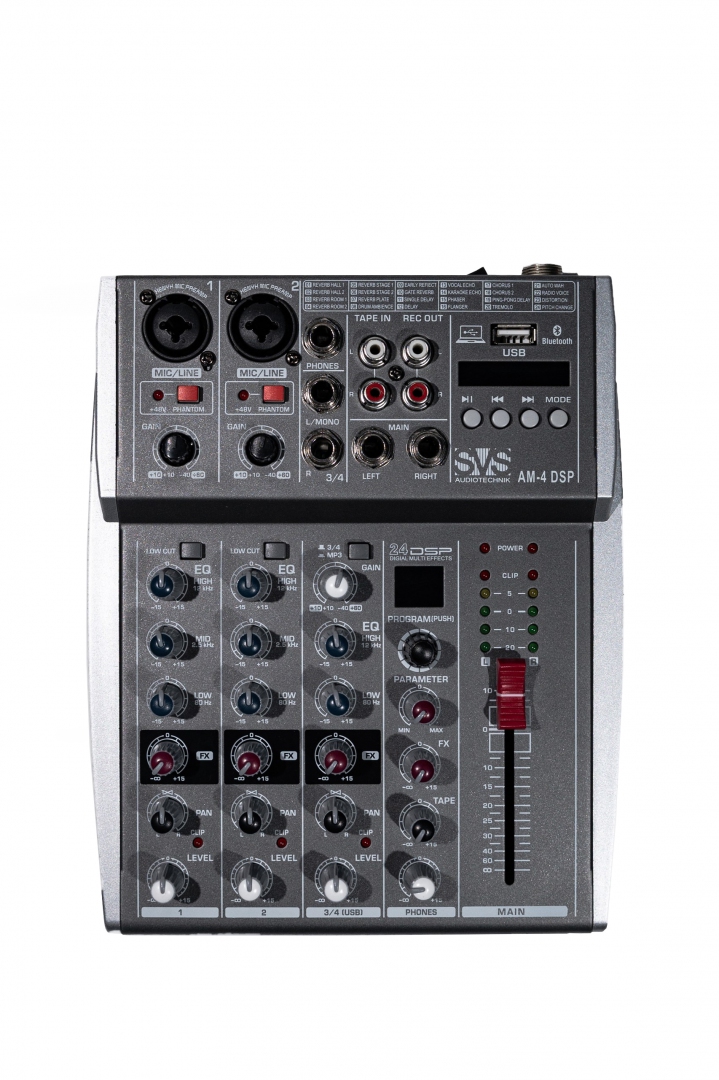 SVS Audiotechnik mixers AM-4 DSP Аналоговый микшерный пульт, 4-канала в Астрахани